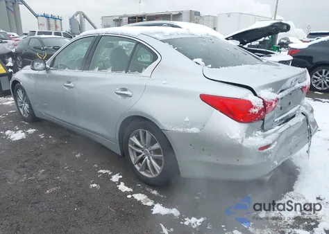 2014 Infiniti Q50 Premium/Sport z USA, uszkodzony, nr VIN JN1BV7AP7EM686006
